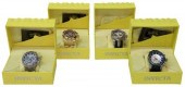 (4) MEN'S INVICTA BOLD STATEME