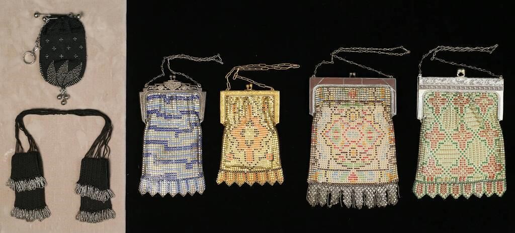 4 MESH BAGS WHITING & DAVIS &