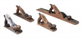 (4) Metal wood planes, c/o Bai