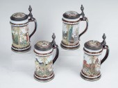 4 METTLACH FAIRY TALE COLLECTO