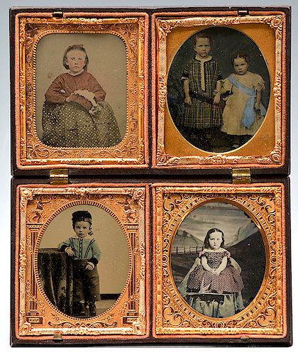 4 MID-19TH CENTURY 1/6 PLATE
