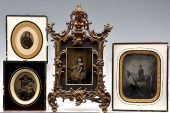 4 MID-19TH CENTURY AMBROTYPES