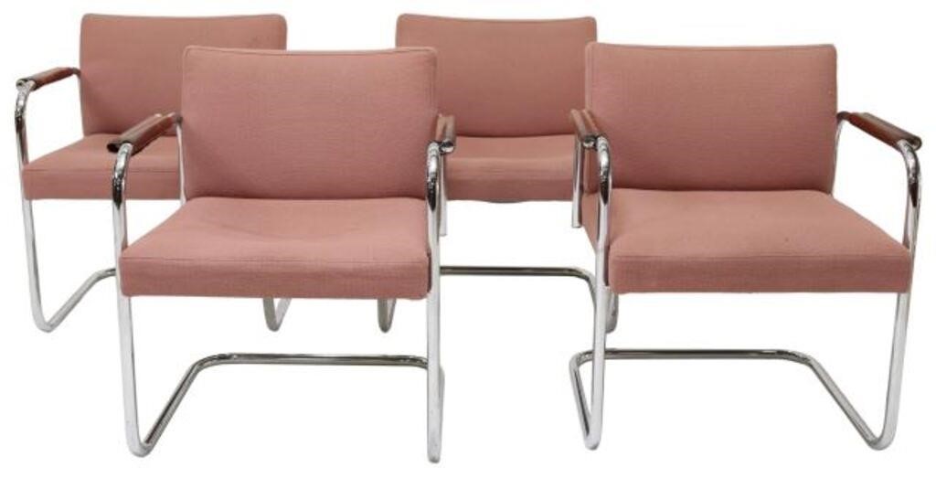 (4) MID-CENTURY CANTILEVER