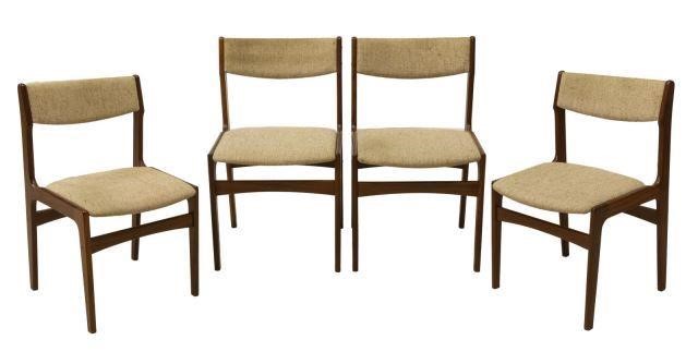 (4) MID-CENTURY MODERN TEAKWOOD