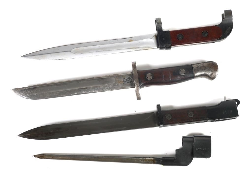 4 MILITARY BAYONETS AK47 FN FAL