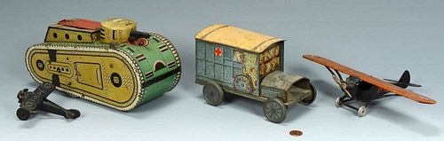 4 MILITARY RELATED TOYSGroup of