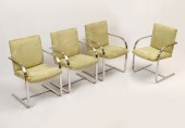 4 MILO BAUGHMAN STYLE CHAIRS: