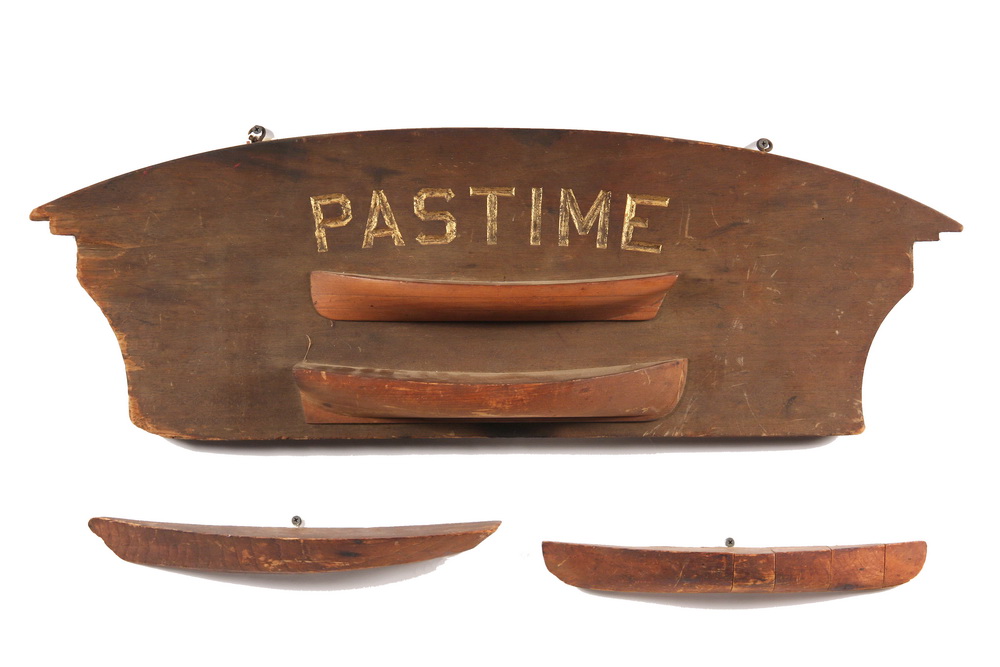 (4) MINATURE HALF HULLS/(2) MOUNTED