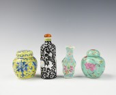 (4) MINIATURE CHINESE FAMILLE
