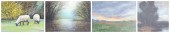 (4) Miniature landscape painti