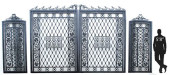 (4) MONUMENTAL CAST IRON ARCHI