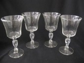 4 Morgantown Figural Crystal G