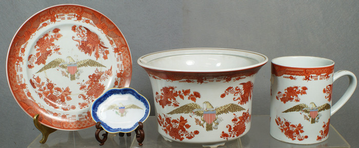 4 Mottahedeh pieces: eagle