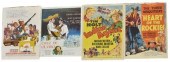 (4) MOVIE POSTERS: INDIAN AGEN