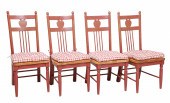 (4) Mr Barstool cherry painted