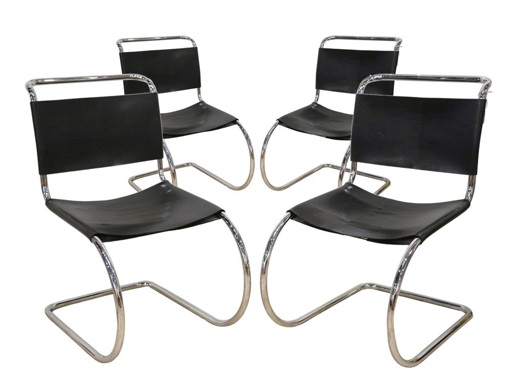 4 MR10 KNOLL ARMLESS LEATHER