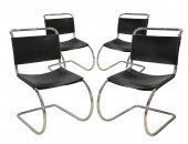 4 MR10 KNOLL ARMLESS LEATHER S