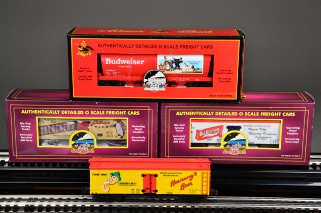 (4) M.T.H. ELECTRIC TRAIN CARS -