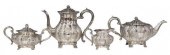 (4) NATHAN BLOOM SILVERPLATE T