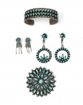 4 NATIVE AMERICAN INDIAN JEWEL