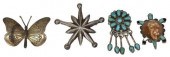 (4) NATIVE AMERICAN SILVER ANI