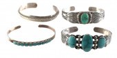 (4) NATIVE AMERICAN STERLING C