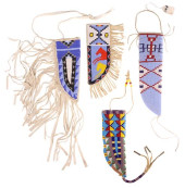 (4) NATIVE AMERICAN STYLE BEAD