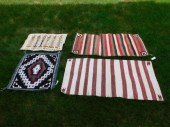 (4) NAVAJO RUGS, CA. LATER 20T