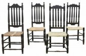 (4) NEW ENGLAND BANISTER BACK