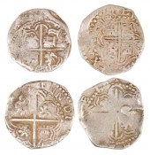 (4) NEW WORLD SPANISH SILVER C