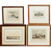 (4) NEW YORK CITY ENGRAVINGS,