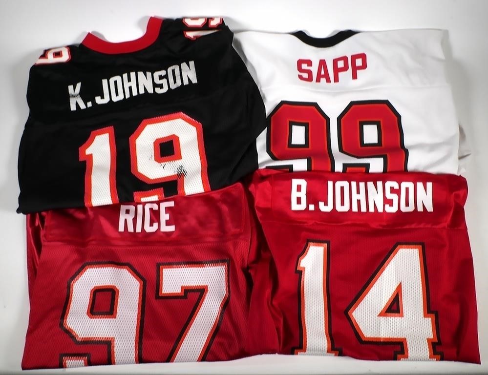 (4) NFL BUCCANEERS JERSEYS #99 19