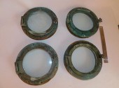 4 OLD BRONZE SHIP PORTHOLESSet