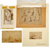 (4) OLD MASTER DRAWINGS, INCL.