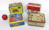 4 OLD THERMOS LUNCHBOXES - LAS