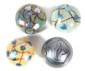 (4) ORIENT & FLUME ART GLASS S