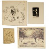 (4) ORIGINAL ILLUSTRATIONS, PU