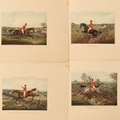 4 ORIGINAL VICTORIAN HUNTING O