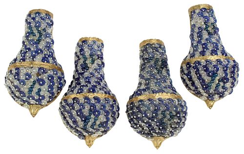 (4) ORMOLU &AMP; ART GLASS