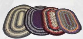 4 OVAL BRAIDED RUGS4 oval brai