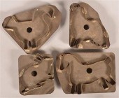 4 PA 19TH CENTURY ANIMAL FORM