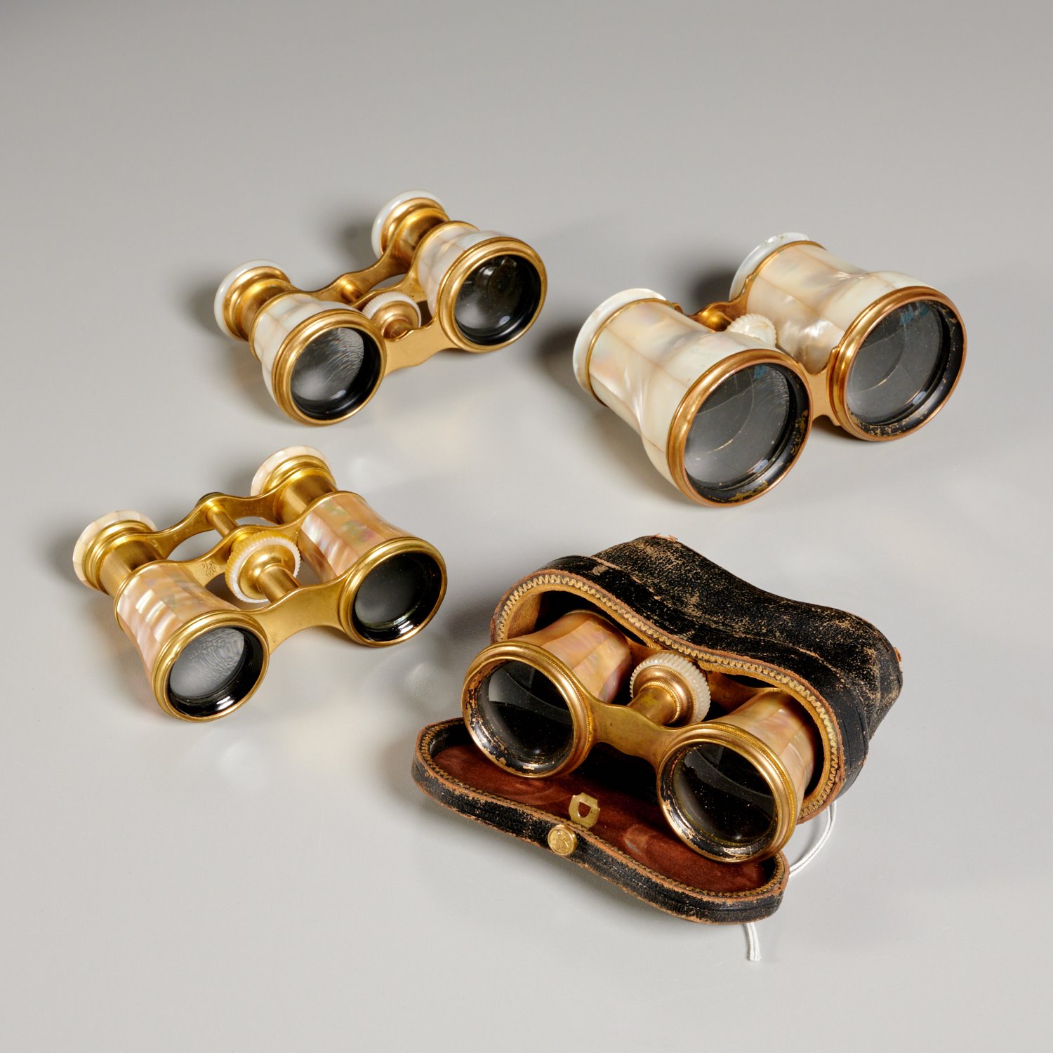 (4) PAIR FRENCH MOTHER-OF-PEARL
