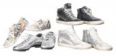 (4) Pairs designer sneakers to