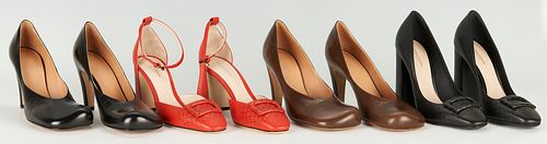 4 PAIRS OF BOTTEGA VENETA PUMPSFour