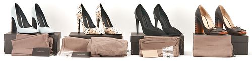 4 PAIRS OF BOTTEGA VENETA PUMPS,