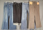 4 Pairs of Vintage Demin Jeans
