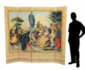 4- PANEL FRENCH NEEDLEWORK TAP