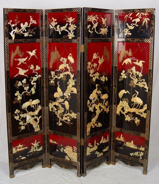 4 PANEL MOTHER OF PEARL
