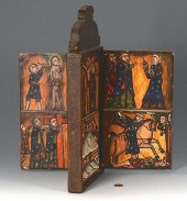4-PANEL PAINTED ETHIOPIAN COPT