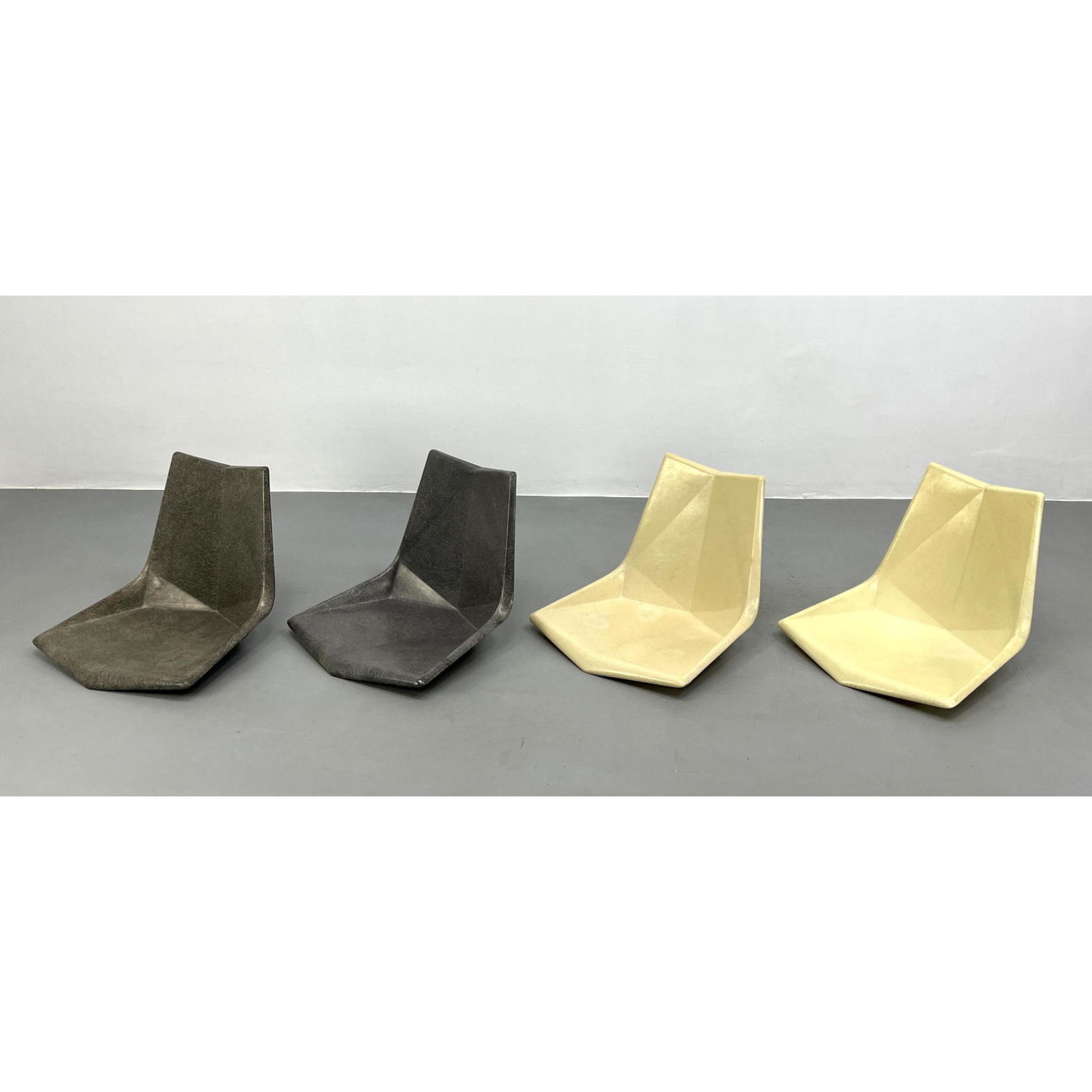 4 Paul McCobb Fiberglass Origami